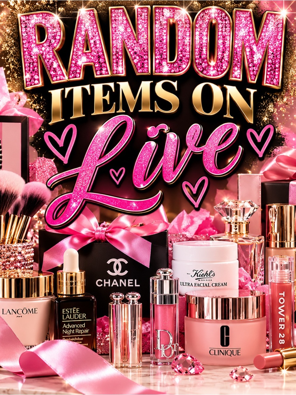 Items shown on live show